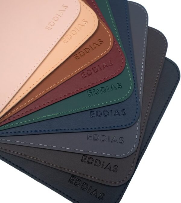 Mousepad Pad Pad Eddias em Couro Ecologico 70x30cm - (Preto) - Image 7