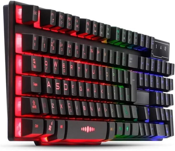 Kit Teclado Semi-Mecânico + Mouse Gamer 3200 DPI + Mouse Pad RGB - Image 2
