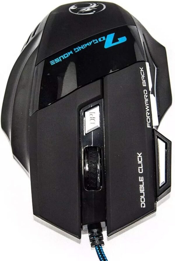 Mouse Gamer Laser 3200DPI PROFISSONAL USB LED 7 BOTONS COM - Image 3