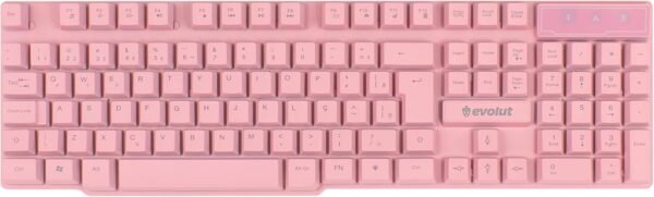 Combo jogador Rosa (Teclado+Mouse+Fone) EG53 - Evolut - Image 3