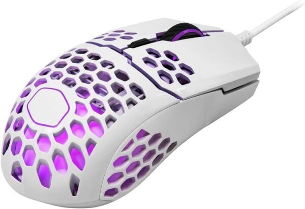 Mouse Gaming Cooler Master MM711 60G, com Estrutura Leve de Colméia - Branco - Image 3