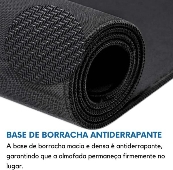 VELOCIDADE DE GAMER DE MOUSE PAD Extra Grande 90x40 Antiderrapante Profissional Base EmborRachada Confortável Macio Borda Costurada Premium - Dragão Azul - Image 3