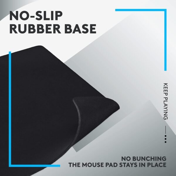 Mouse pad grão de tecido com base antiderrapante Logitech g640 otimizado para jogos e superfície de atrito moderado - Image 5