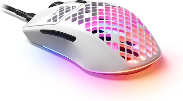 Steelseies Aerox 3 - Mouse para jogos holey rgb - design ultraleve resistente à Água - sensor ptico truemove core de 8.500 dpi - neve - Image 10