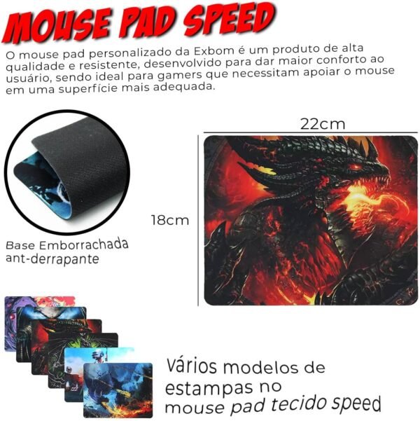 Kit Gamer Teclado semi mecânico rgb + mouse led em 7 núcleos + fone de ouvido com microfona - Image 5