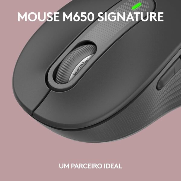 Teclado Sem Fio Logitech Signature Slim K950 COMMANTEIRO EAST -SWITCH Para ate 3 Dispositivos, Digitaça Silenciosa, Conexão Bluetooth OU Receptor USB Logi Incluso E Layout Us Intl - Grafite - Image 7