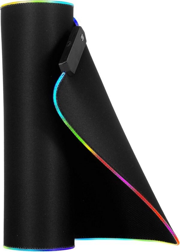 Gamer de mouse gamer iluminado liderou rgb grande 80 cm por 30 com mousepad jogador liderado com em volta superficie speed para jogos