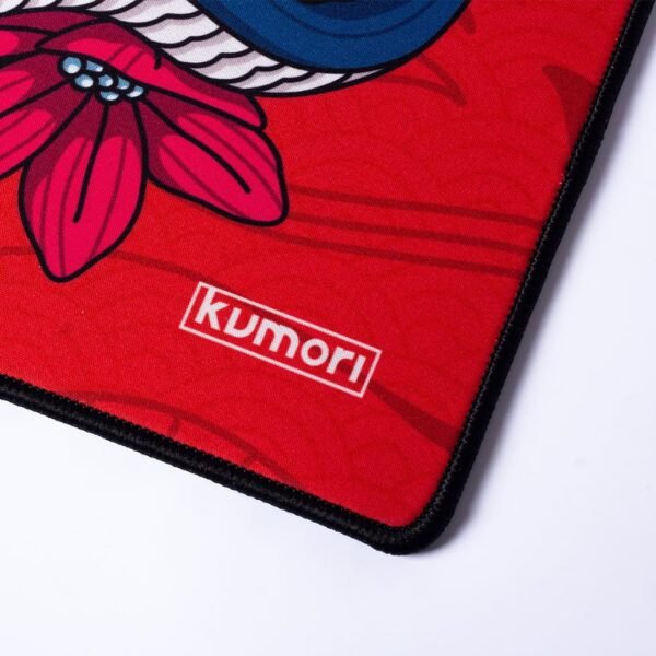 Kumori Deskmat Mouse Pad Grande Gamer Speed ​​Neoprene Antiderrapante Resistente à Água (90x40 cm, máscara Kitsune)
