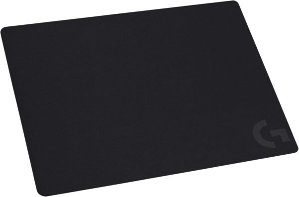 Mouse pad de tecido com base antiderrapante Logitech g240 otimizado para jogos e com superfície de atrito moderado