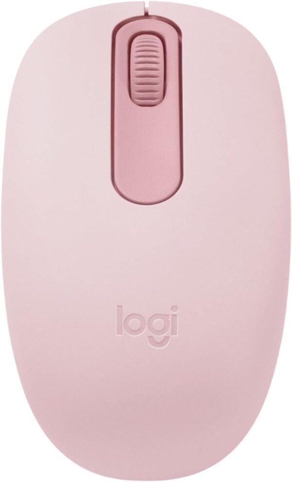Mouse sem fio logitech m196 com conexão bluetooth, design ambidestro compacto, rastreacento preciso, compatível com pc e mac, windows e macos - rosa