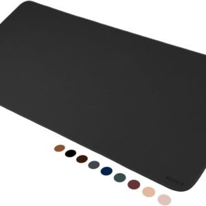 Mousepad Pad Pad Eddias em Couro Ecologico 70x30cm - (Preto)