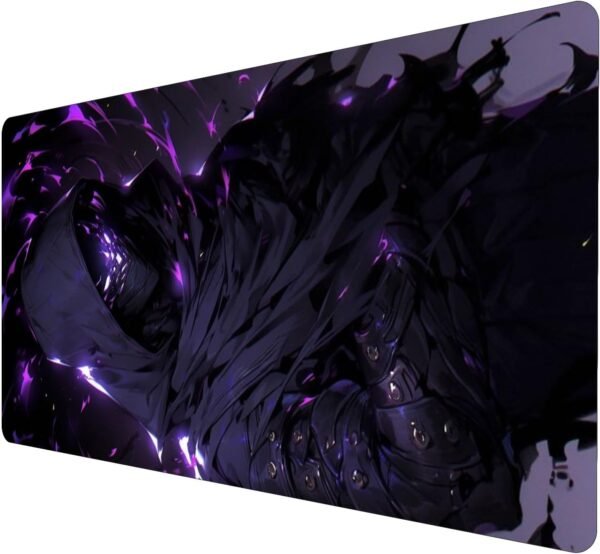 Novo Mouse Pad Gamer Speed ​​Speed ​​Extra Grande Pad Profissional Premium Com Borda Costurada 90x40 - Ninja Sombra Roxo